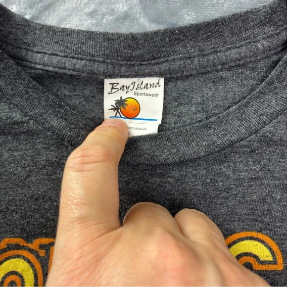 Kid Rock American Rock N Roll T-Shirt Size Large Heather Gray Detroit Rap USA - Picture 5 of 9